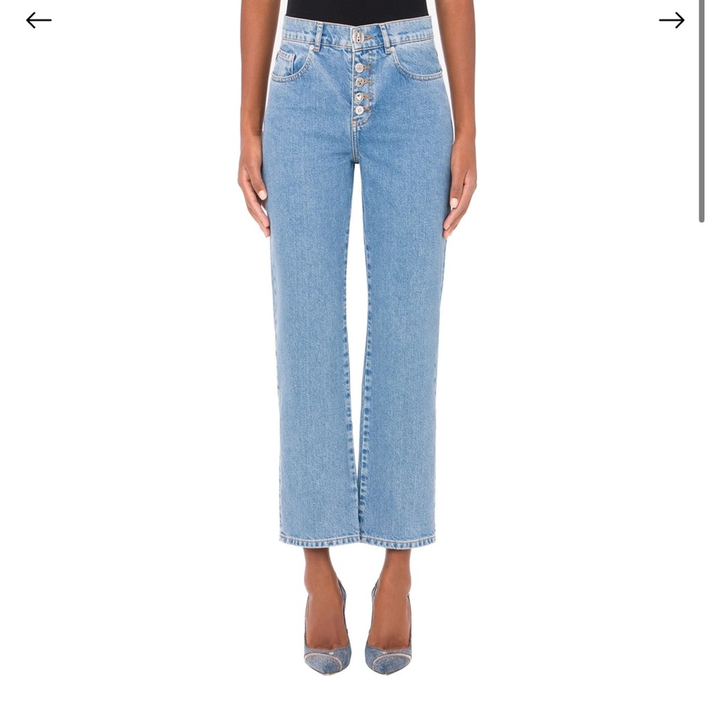 MOSCHINO Denim Pants: MO5CH1NO JEANS Womens Trousers